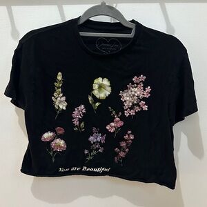 Obsessive Love Cropped Graphic Tee